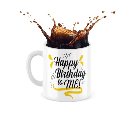 Κούπα κεραμική δώρο γενεθλίων, "Happy birthday" 330ml, με δυνατότητα προσθήκης ονόματος και ημερομηνίας